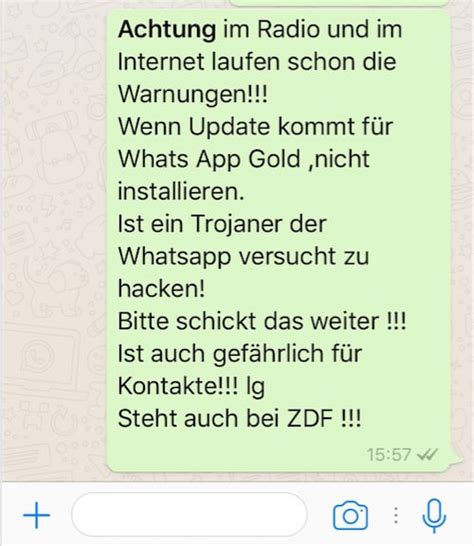 Das steckt hinter der Warnung vor „WhatsApp Gold“ .